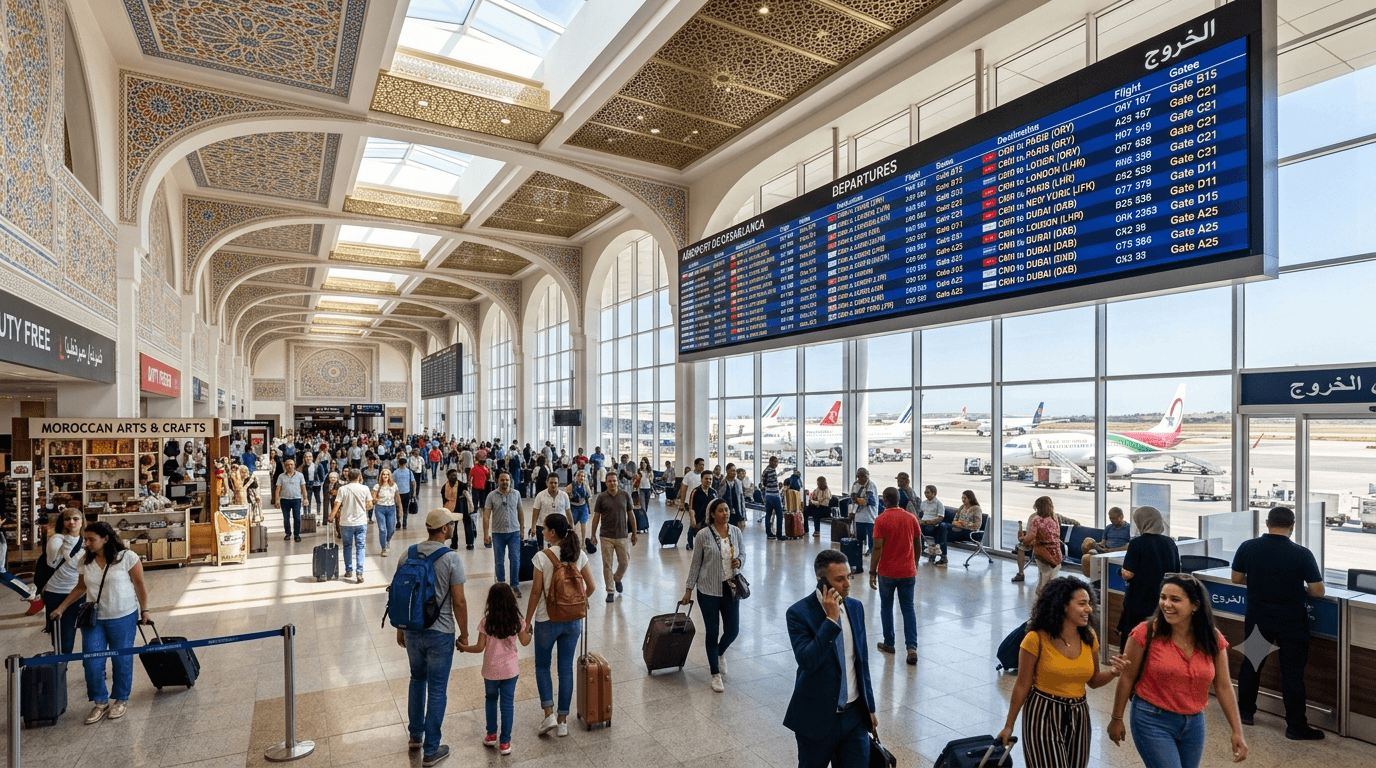 Trafic aérien au Maroc : record historique en 2025, et une question RH qui ne peut plus attendre